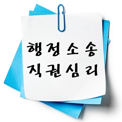 행정소송 직권심리