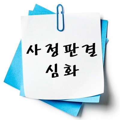 사정판결 심화