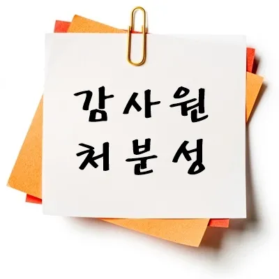 감사원 처분성