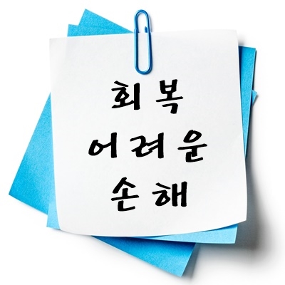 회복하기 어려운 손해