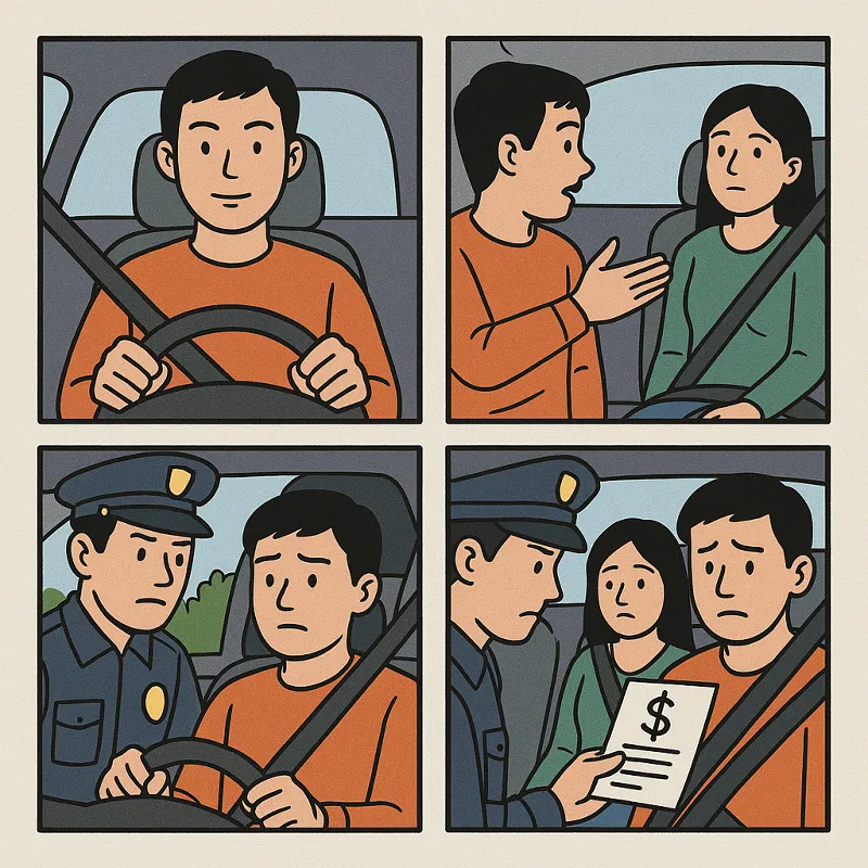 안전벨트 미착용 과태료