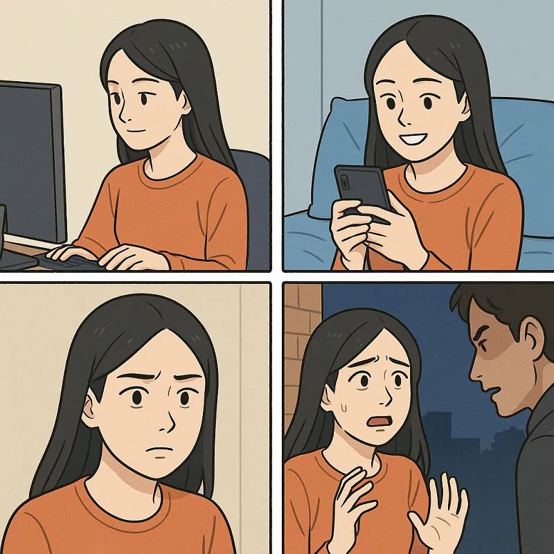 게임에서 만난 사람 불편해졌다면