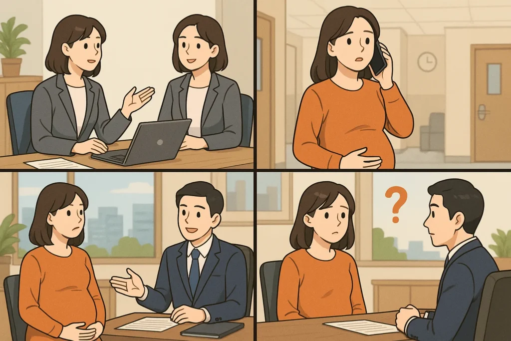 고용보험 10년 납부 시 이직 후 육아휴직과 출산휴가 가능 여부
