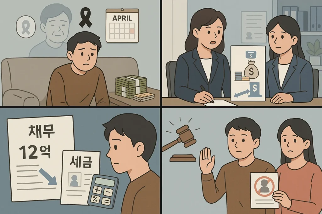 상속세 증여세 채무 한정승인 시 세금 납부 여부