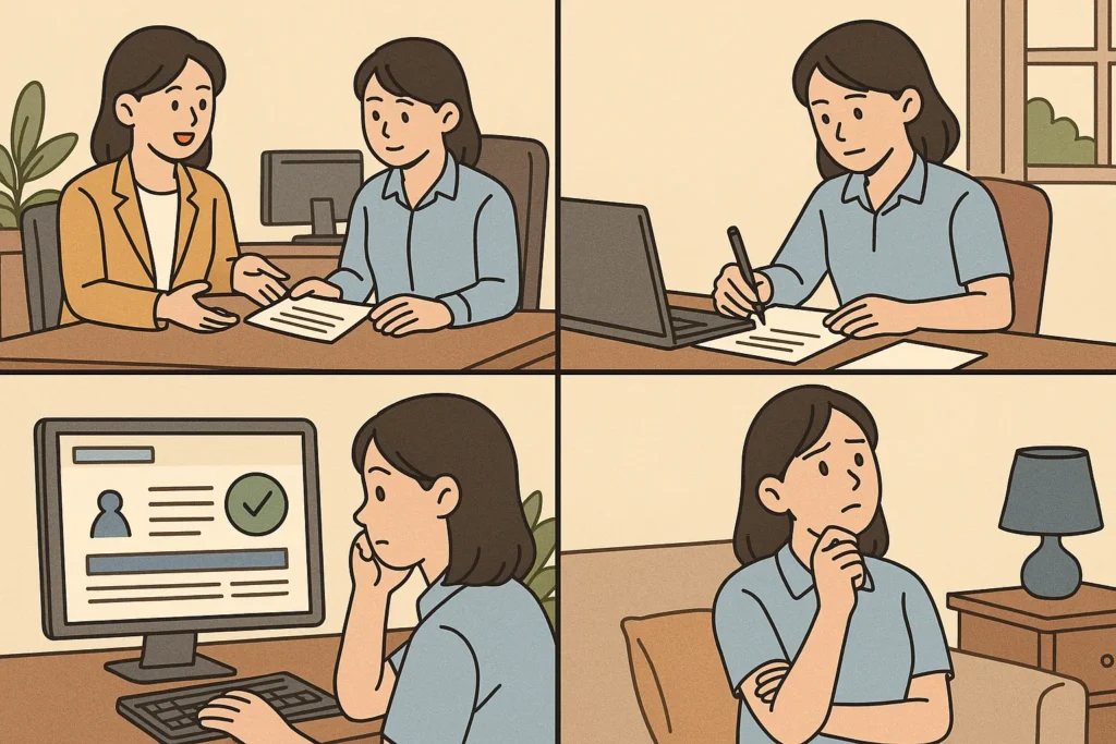 실업급여 가인정 상태 의미와 기다려야 하는 이유