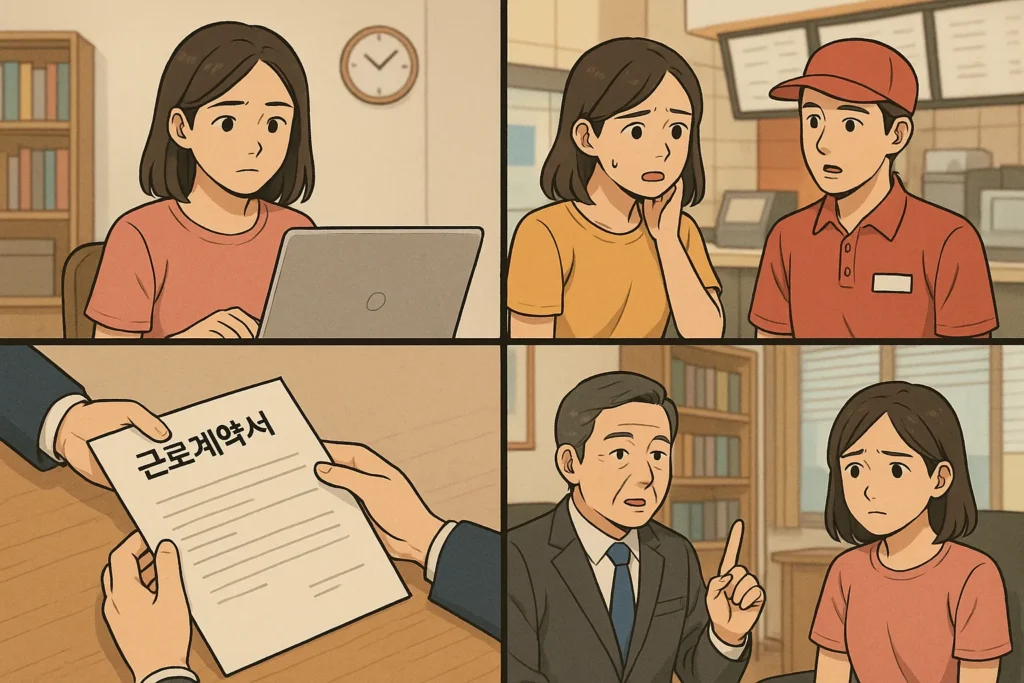 알바 중도퇴사 근로계약서 없을 때 안전한 퇴사 방법