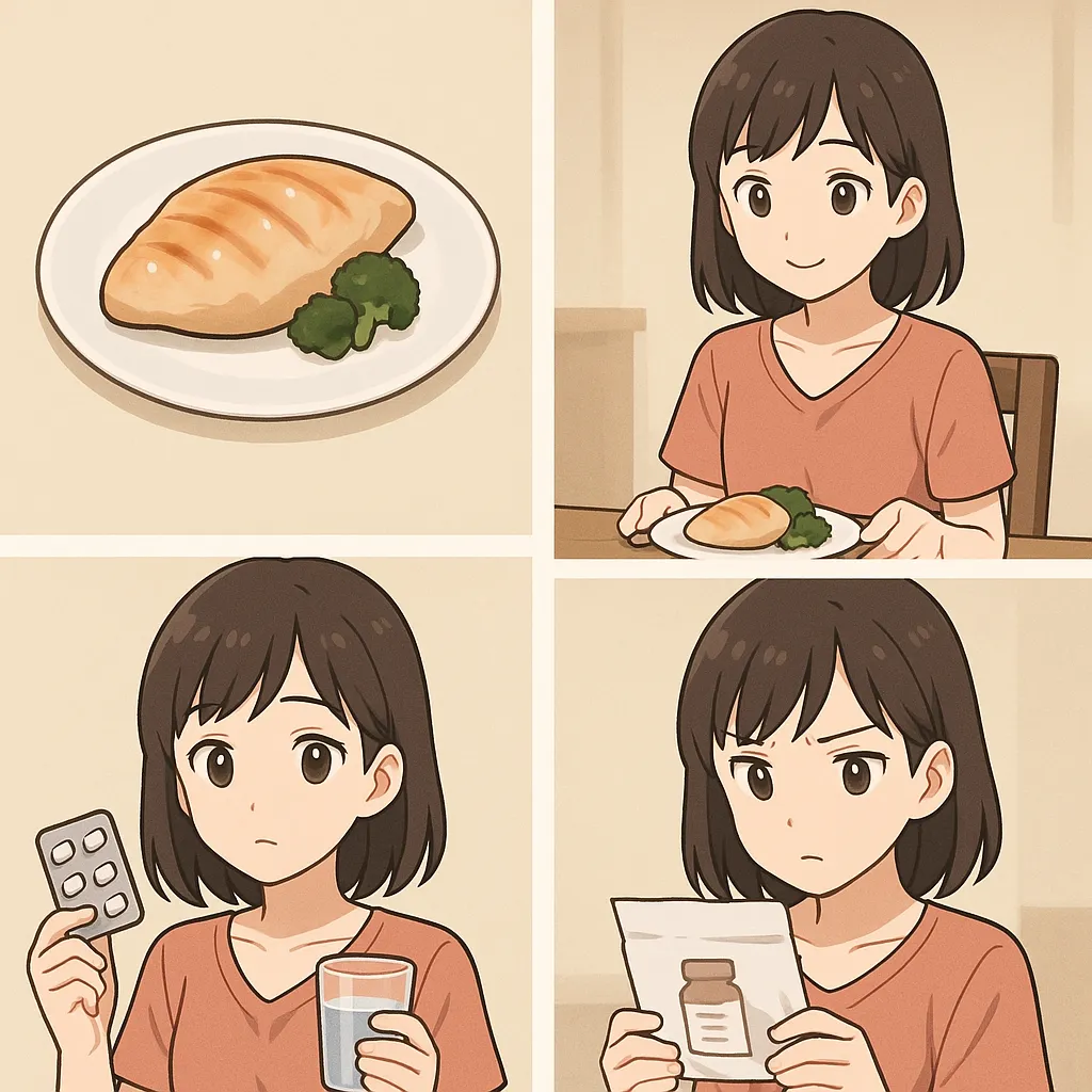 약 복용법 식사 대용 닭가슴살 괜찮을까?